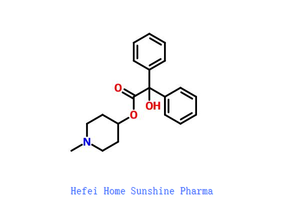1-metil-4-piperidil difenilglikolat CAS 3608-67-1