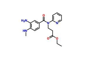 3 - [(3-amino-4-metilamino-benzoyl) -piridin-2-il-amino] -propion kislota etil Ester CAS 212322-56-0