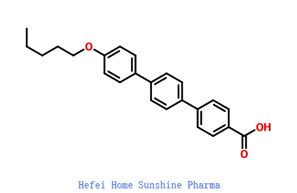 [1,1'4 ', 1' '-terfenil] -4-karboksilik kislota, 4' '-(pentiloksi)-CAS 158938-08-0