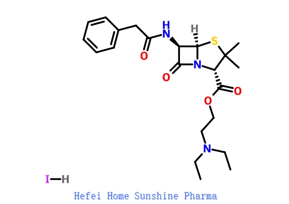 Benzilpenitsillin DietilaMinoetil Ester gidroiodid CAS 808-71-9