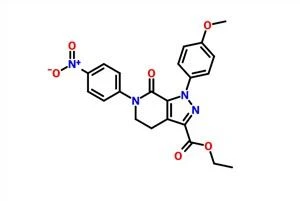 Etil1- (4-metoksifenil) -6- (4-nitrofenil) -7-okso-4,5-dihidropirazolo [3,4-c] piridin-3-karboksilat CAS 536759-91-8
