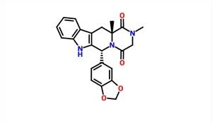 Pirazino [1 ', 2': 1,6] pirido [3,4-b] indol-1,4-dion, 6- (1,3-benzodioksol-5-il) -2,3,6,7, 12,12a-geksahidro-2,12a-dimetil-, (6R, 12aR)-CAS NO: 477978-84-0